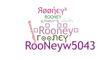 Přezdívka - Rooney