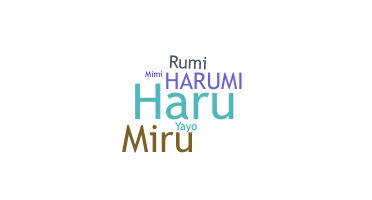 Přezdívka - Harumi