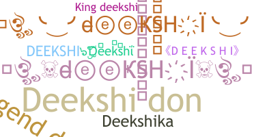Přezdívka - Deekshi