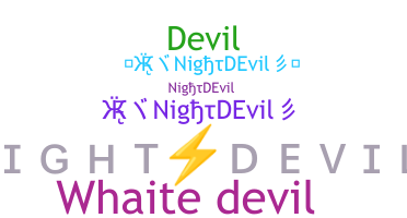 Přezdívka - Nightdevil