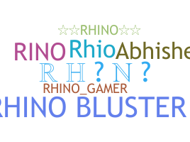 Přezdívka - Rhino