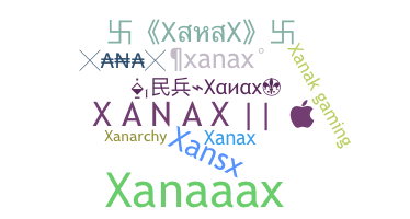 Přezdívka - XANAX