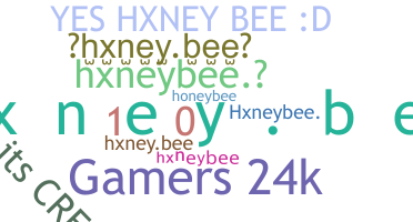 Přezdívka - hxneybee