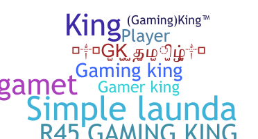 Přezdívka - Gamingking