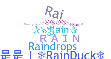 Přezdívka - Rain