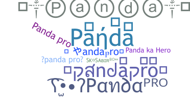 Přezdívka - pandapro