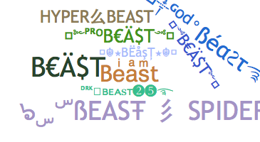 Přezdívka - Beast