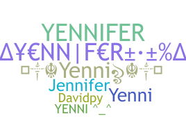 Přezdívka - Yennifer