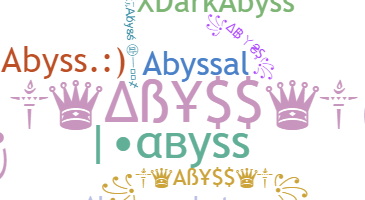 Přezdívka - Abyss
