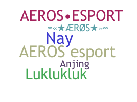 Přezdívka - Aeros