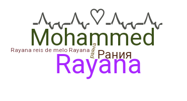 Přezdívka - Rayana