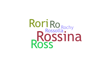 Přezdívka - Rossana