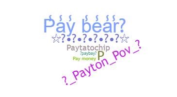 Přezdívka - Payton
