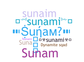Přezdívka - Sunami