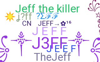 Přezdívka - Jeff