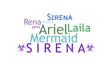 Přezdívka - Sirena