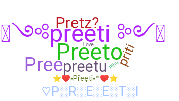 Přezdívka - Preeti