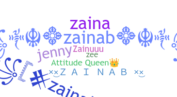 Přezdívka - Zainab