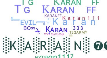 Přezdívka - Karan111