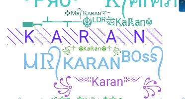 Přezdívka - Karan