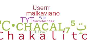 Přezdívka - chacal