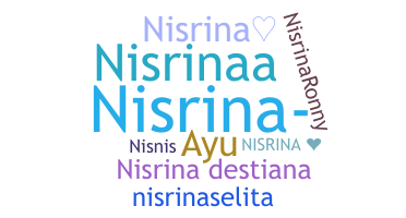Přezdívka - Nisrina