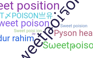 Přezdívka - sweetpoison