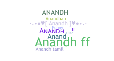 Přezdívka - Anandh