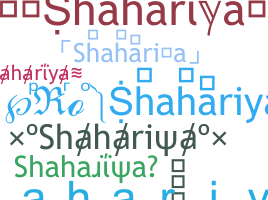 Přezdívka - Shahariya