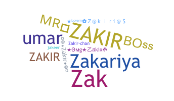 Přezdívka - Zakir