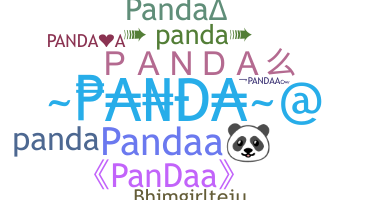 Přezdívka - Pandaa