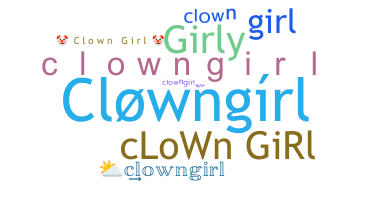 Přezdívka - clowngirl