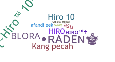 Přezdívka - Hiro10