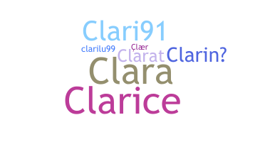 Přezdívka - Clari