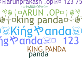 Přezdívka - KingPanda