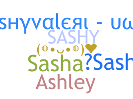 Přezdívka - Sashy