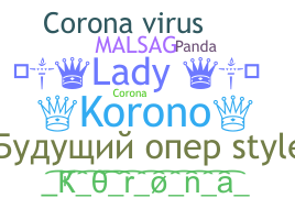 Přezdívka - Korona