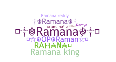 Přezdívka - Ramana