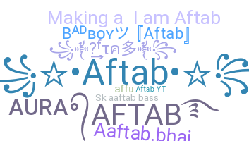 Přezdívka - Aftab