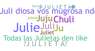 Přezdívka - Julieta