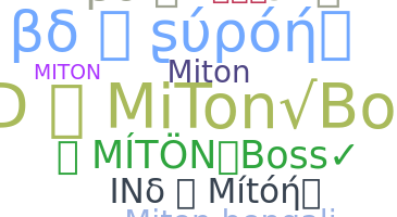 Přezdívka - MiTon
