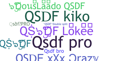 Přezdívka - QSDF