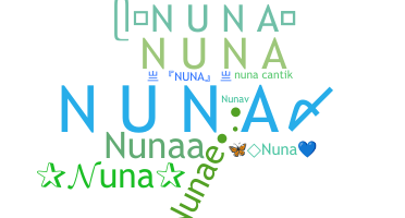 Přezdívka - Nuna