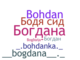 Přezdívka - Bogdana