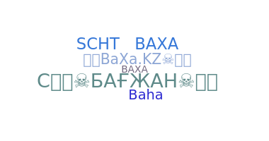 Přezdívka - BaXa