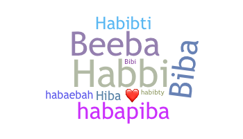 Přezdívka - Habiba