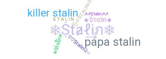 Přezdívka - Stalin