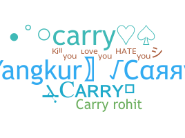 Přezdívka - Carry