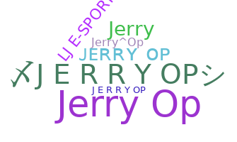 Přezdívka - JerryOP
