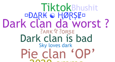 Přezdívka - Darkhorse